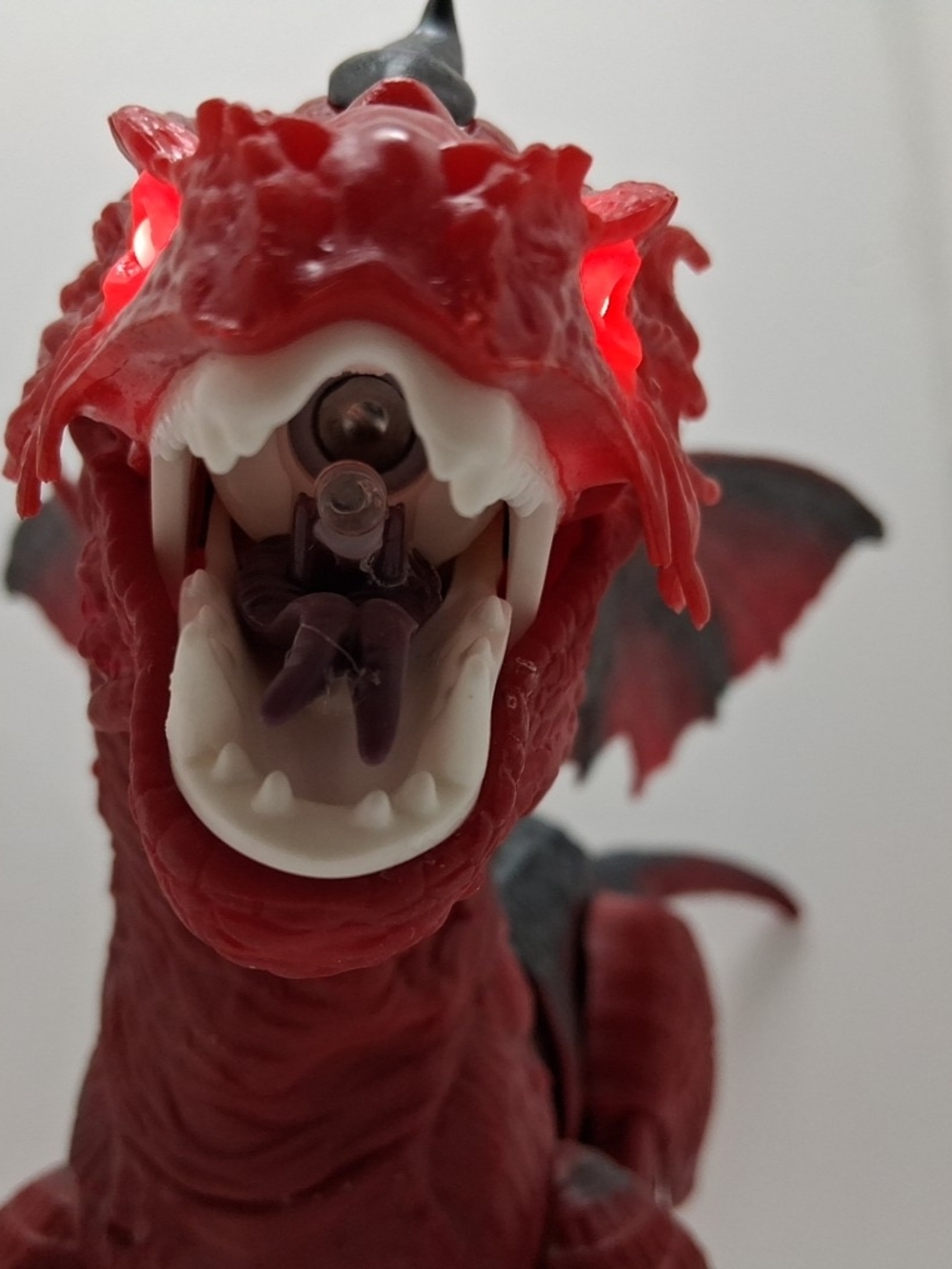 Red Remote Control Fire-Breathing Dragon Action Figure - Picture 6 of 12